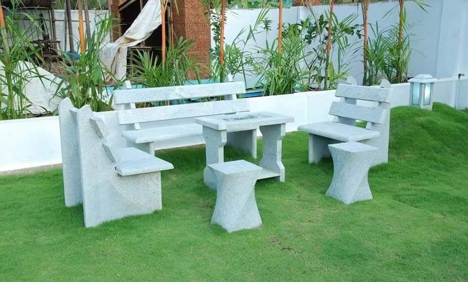 Granite Stone Benches