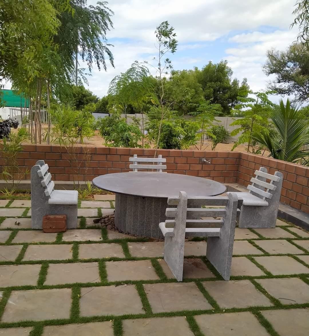 Granite Stone Benches