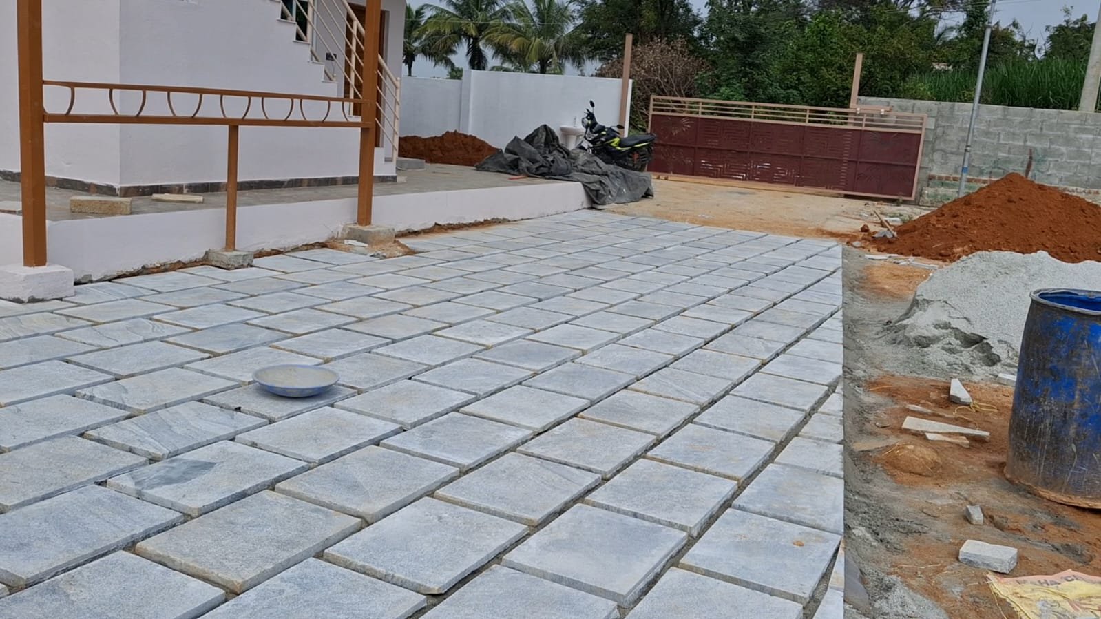 50mm 2*1.5 Granite Paving