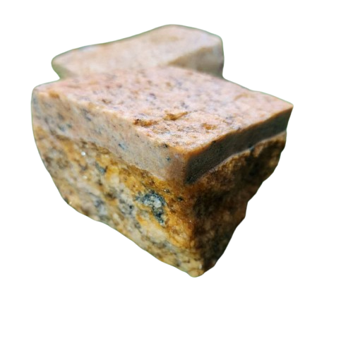 Premium Granite Yellow Machine Cut Cobble Stone