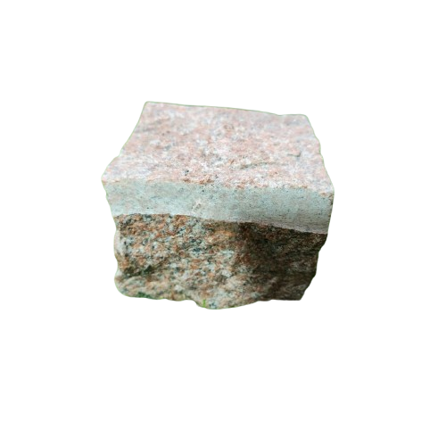 Premium Granite Red Machine Cut Cobble Stones