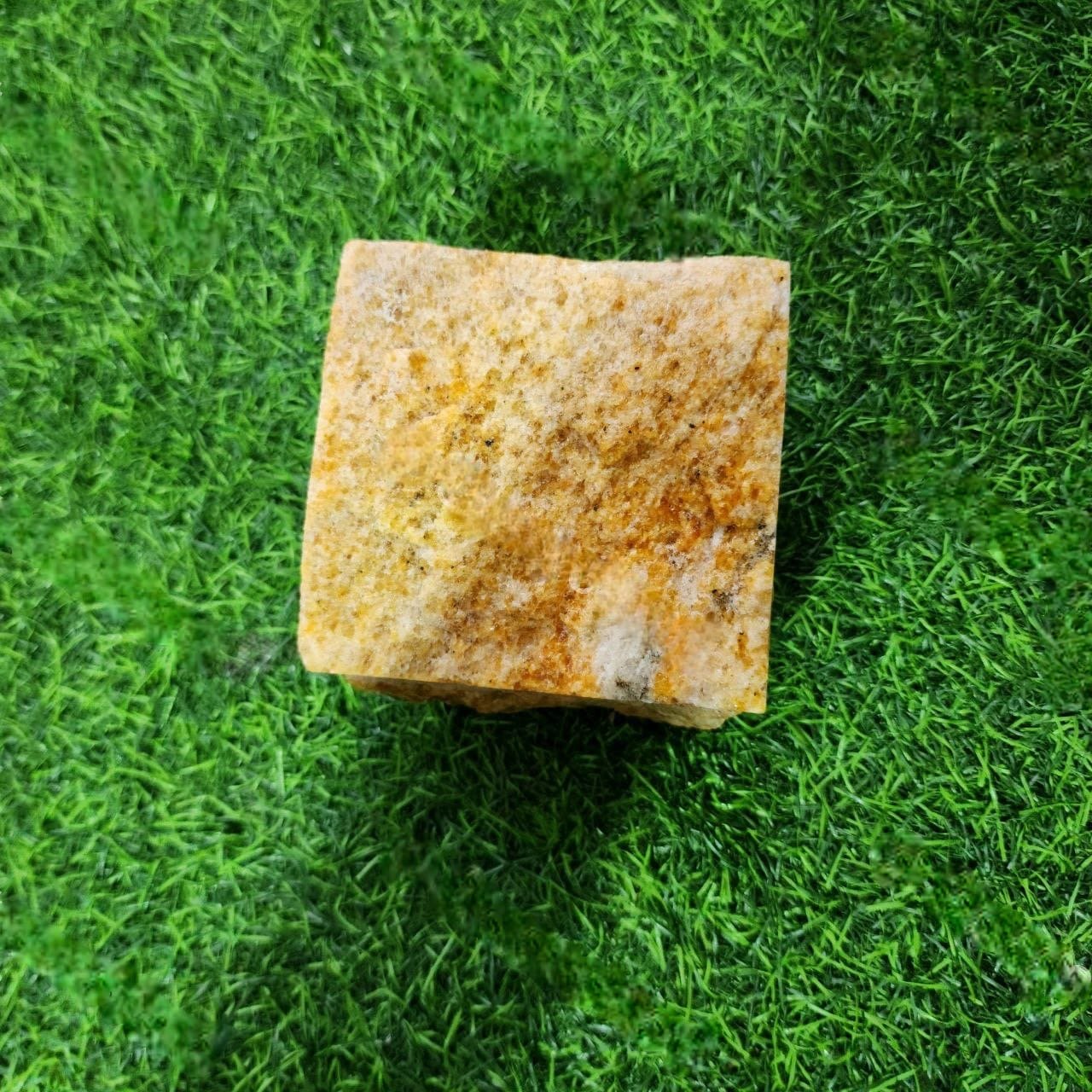 Premium Granite Yellow Machine Cut Cobble Stone